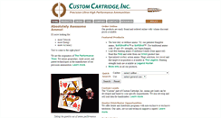 Desktop Screenshot of customcartridge.com